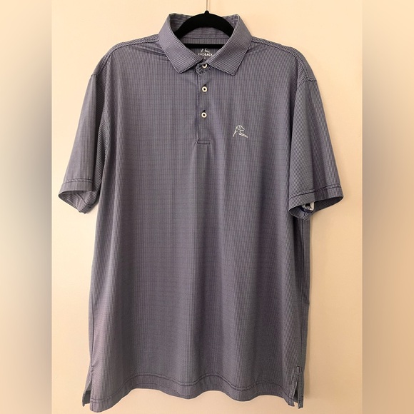RHOBACK The Dogstooth Houndstooth Performance Polo - Sz LARGE - Picture 2 of 7